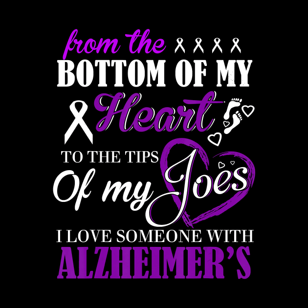 I LOVE SOMEONE WITH ALZHEIMER AWARENESS Gift by thuylinh8