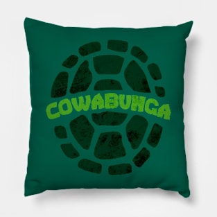 cowabunga turtle shell Pillow