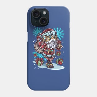 Christmas Santa Claus Robot Phone Case