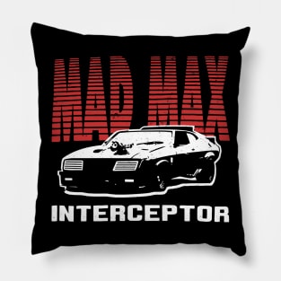 Black Car Ford Falcon V8 The Pursuit Special Interceptor from the movie Mad Max Pillow