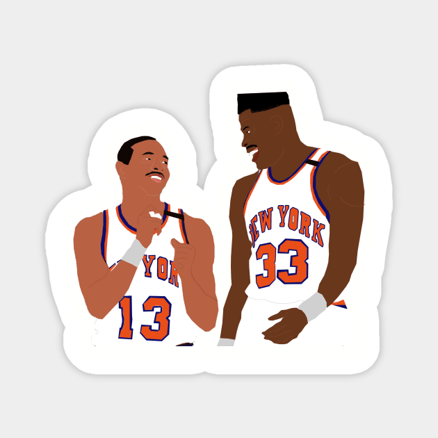 Ewing and Jackson Magnet by The Knicks Wall