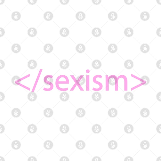 Sexism in Coding Pink by labstud
