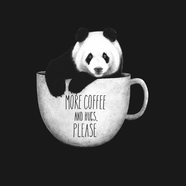 Panda with coffee by kodamorkovkart