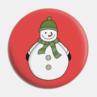 Cold snowman Pin