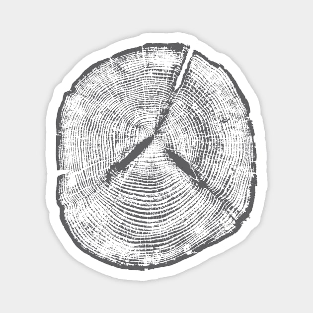 TREE TRUNK Magnet by azified