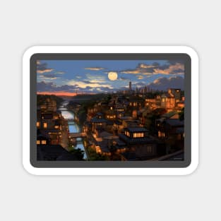 Anime Georgetown An Anime Infused Skyline Magnet