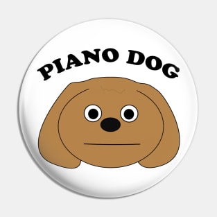 Piano Dog Pin