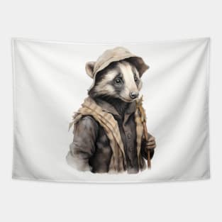 Badger Victorian Style Tapestry