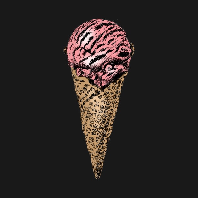 Ice Cream Print by rachelsfinelines