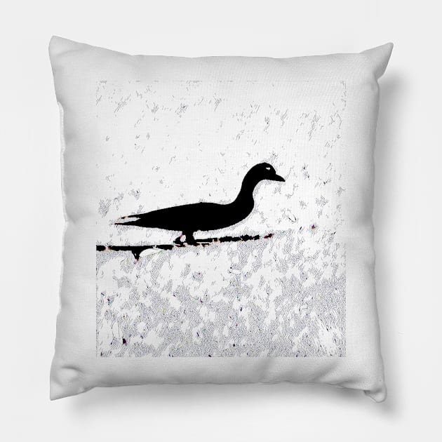 Frozen Duck Duck Shadow Pillow by Tovers