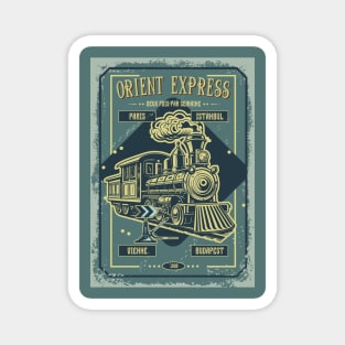 RETRO TRAIN Magnet