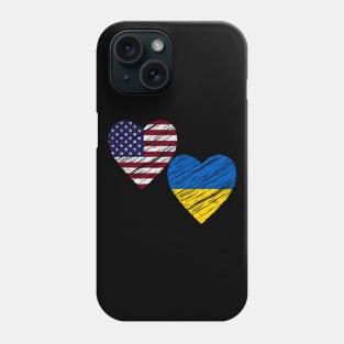 Usa support Ukraine Phone Case