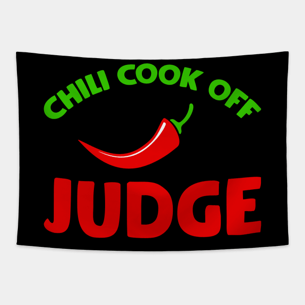 Chili Cook Off Judge Tapestry by Mayzin