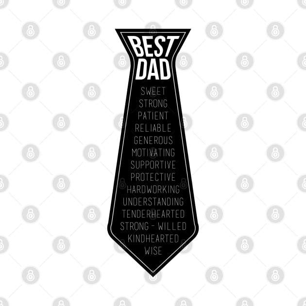 Best Dad Tie by Dorothy Designs