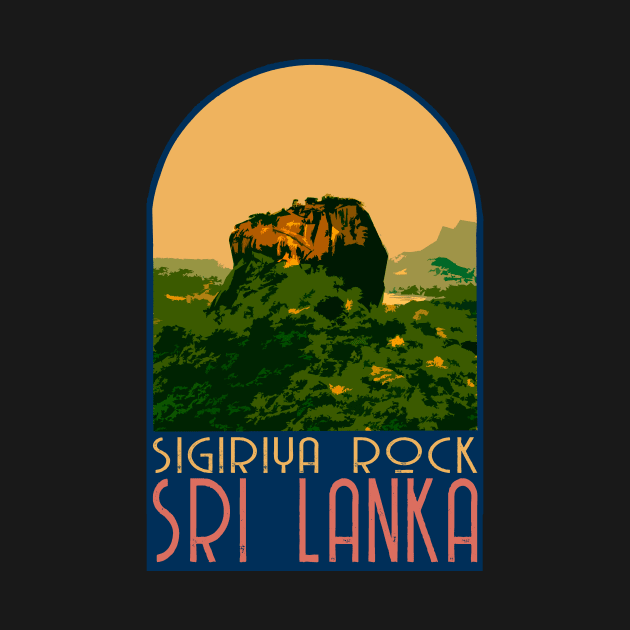 Sigiriya Sri Lanka Decal by zsonn