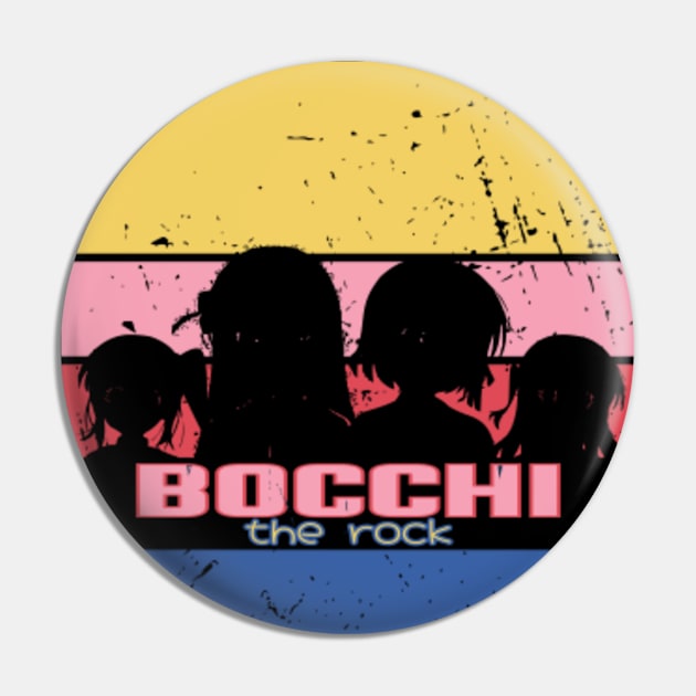 Bocchi the rock anime, All main characters: Hitori gotoh, Ryo yamada,  Ikuyo kita, Nijika ijichi, Aesthetic japan streetwear style, Distressed  black - Bocchi The Rock - Posters and Art Prints