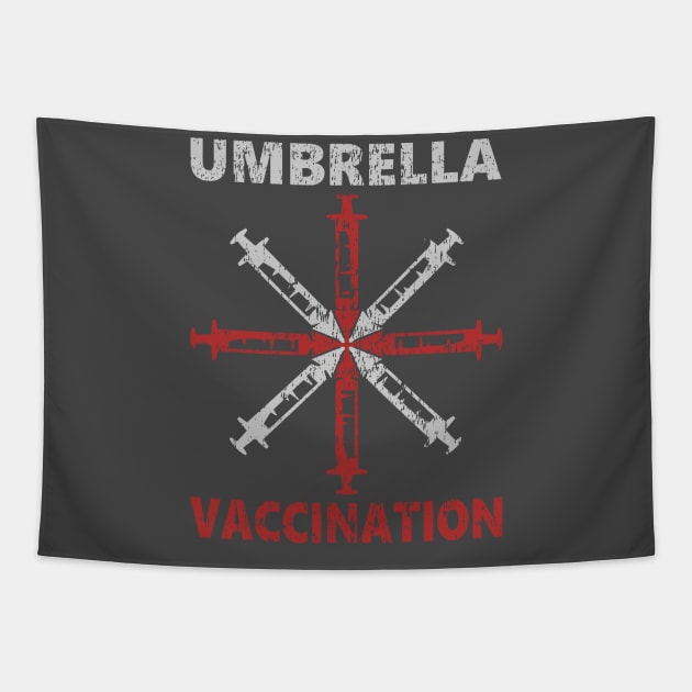 Umbrella Vaccination Tapestry by vender