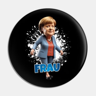 Frau Angela Merkel Pin