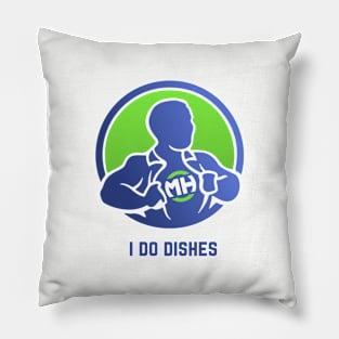 Front: I Do Dishes Back: Husband of the Year Pillow