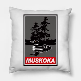 Muskoka loon Pillow