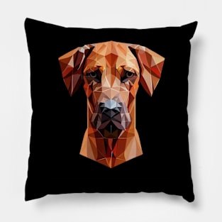 Geometric Rhodesian Ridgeback Shirt Pillow