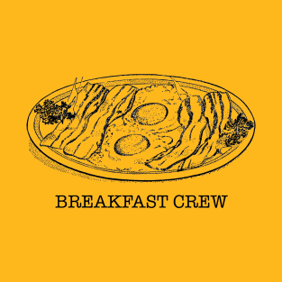 Breakfast Crew Back print inspired by Joe Pera T-Shirt