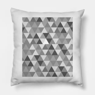 Abstract black triangles Pillow