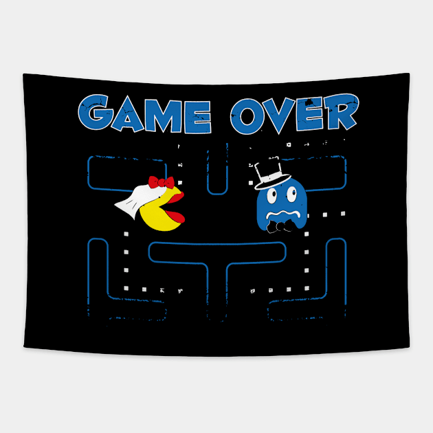 GAME OVER Tapestry by kamakitshirt