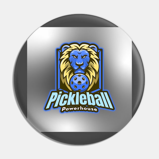 Pickleball Powerhouse Pin by Love the Life!