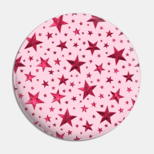 Pink Star Pattern Pin
