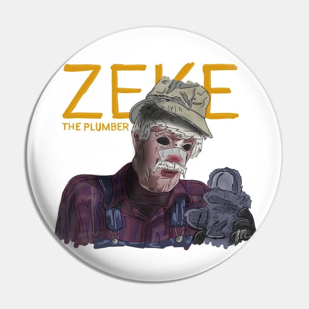 Salute Your Shorts: Zeke The Plumber Pin by 51Deesigns