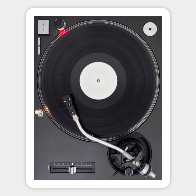 DJ Turntable, Playing Vinyl Record Photo