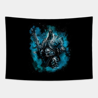 Blue power Tapestry