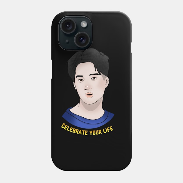 Celebrate Your Life Phone Case by Eleyna Morris Apparel