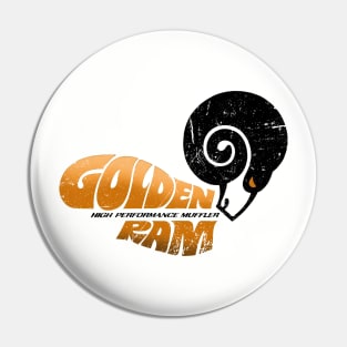 Golden Ram Pin