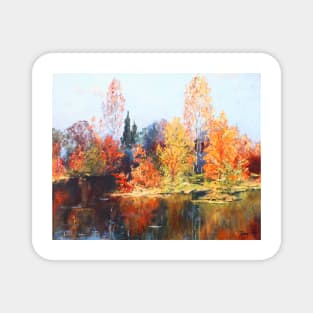 AUTUMN POND Magnet