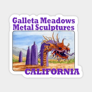 Galleta Meadows Metal Sculptures, California Magnet