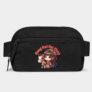 Cartoon Chinese New Year Horse and Girl Bag