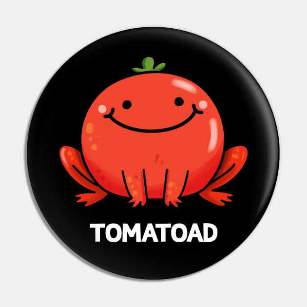 Tomatoad Cute Tomato Toad Pun Pin by punnybone