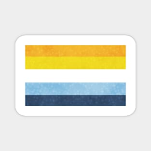 Shimmer AroAce Pride Flag Magnet