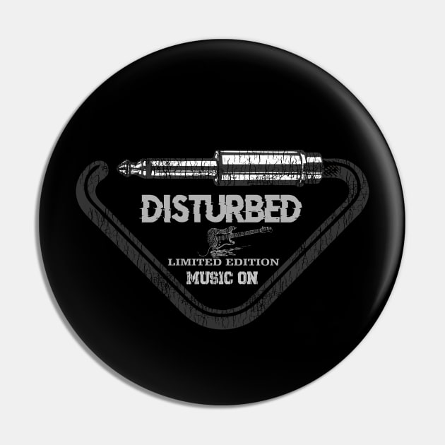 Disturbed Pin by artcaricatureworks