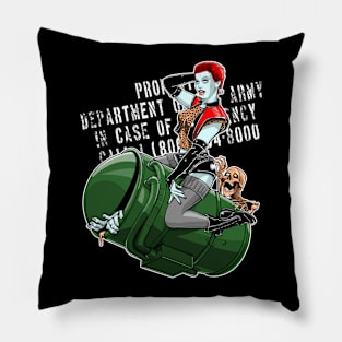 Trashy Pinup Pillow