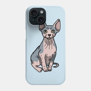 Sphynx Cat (Small Print) Phone Case