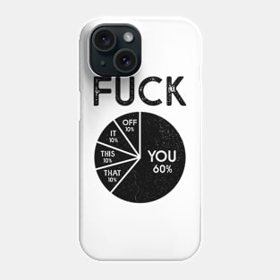 Fuck Pie Chart Phone Case