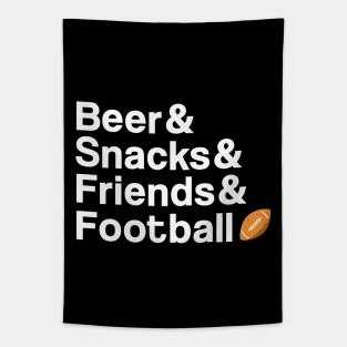 Beer and Football Tapestry