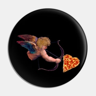 cupid brings pizza Pin