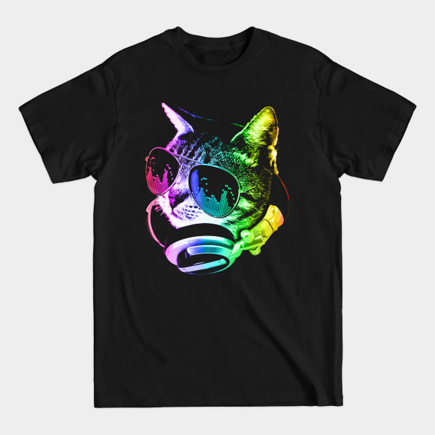 Discover Rainbow Music Cat - Music Cat - T-Shirt