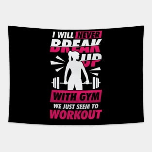 Bodybuilding Gym Fitness Workout Girl Gift Tapestry