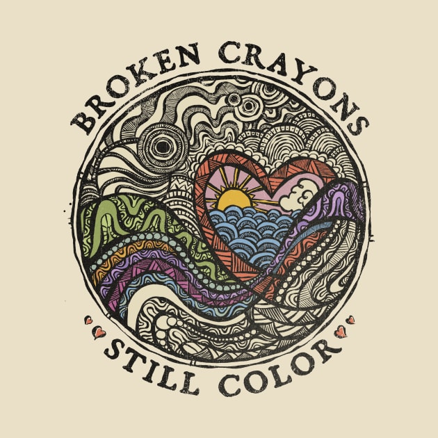 Broken Crayons Still Color by kg07_shirts