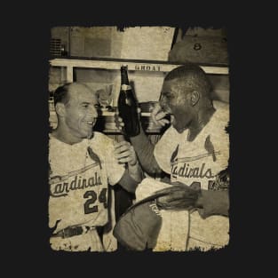 Dick Groat and Bob Gibson - 1964 WS T-Shirt